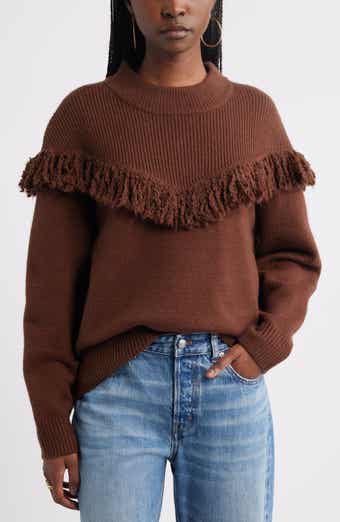 Treasure & Bond Novelty Fringe Sweater