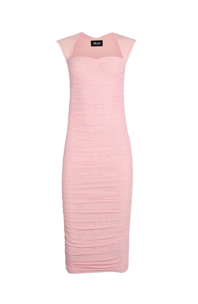 SER.O.YA Kylie Mesh Midi Dress, Alternate, color, 