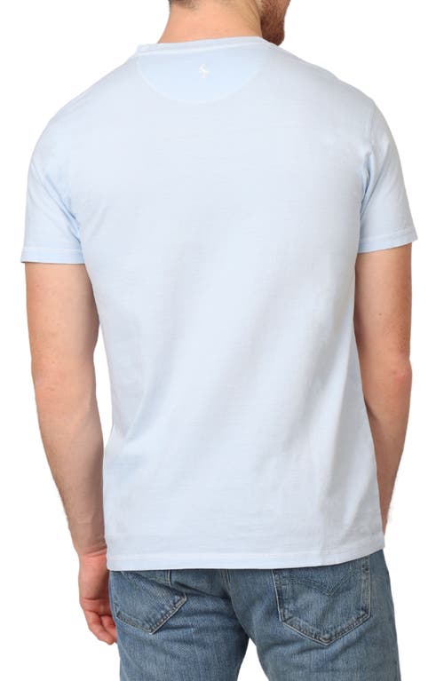 Tailorbyrd Pigment Dyed Pocket T-shirt In Lt Blue