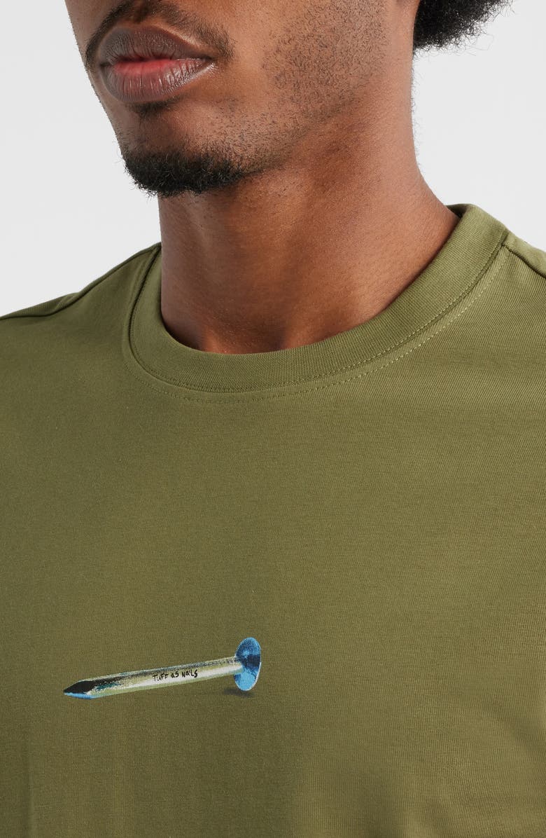 VIC GARCIA WORLD Tough As Nails Cotton Graphic T-Shirt, Alternate, color, Cypress