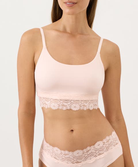 Lace Modern Scoop Bralette Made With Organic Cotton