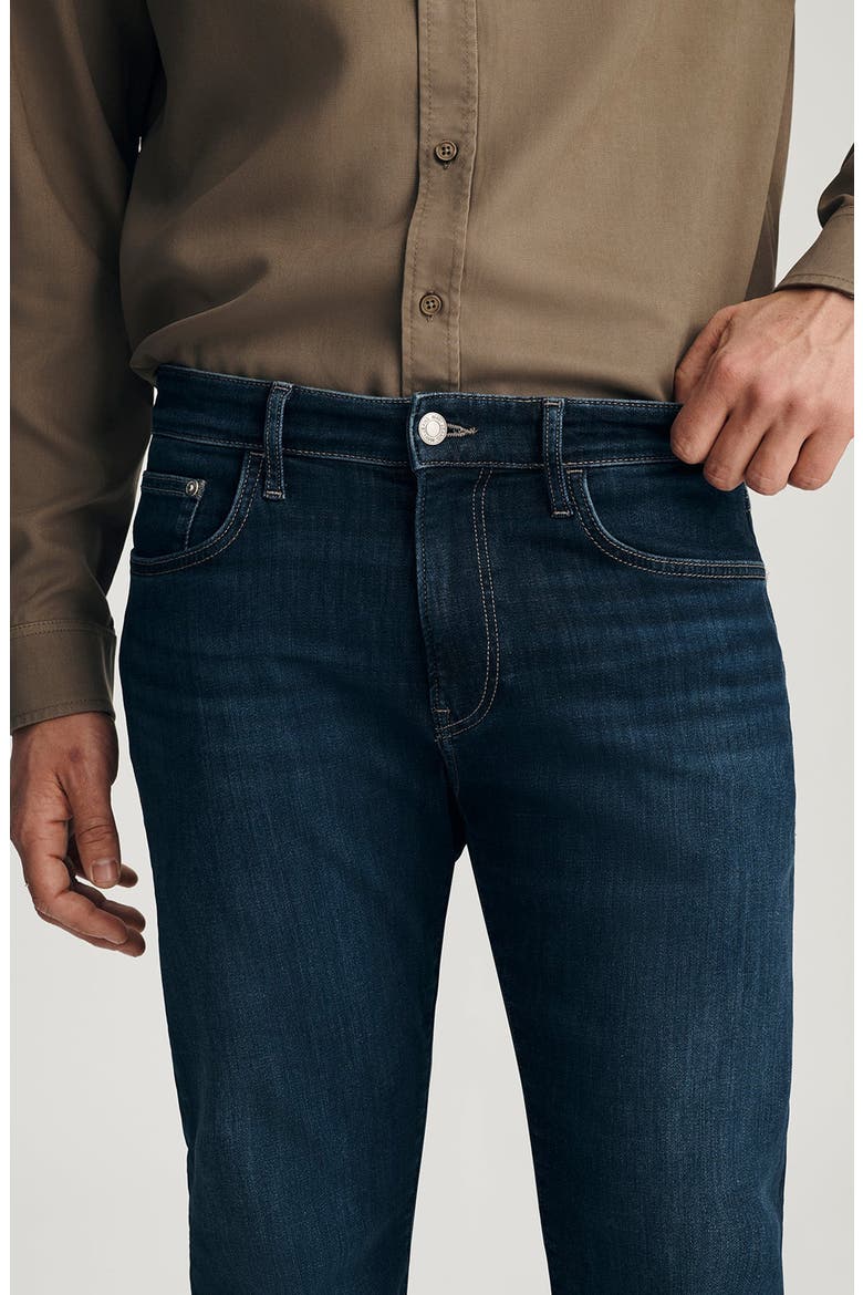 Marcus Slim Straight Leg Jeans, Alternate, color, DEEP BRUSHED FEATHER