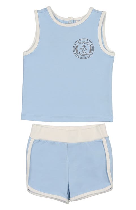 Kids' Montee Golf Course Cotton Blend Tank & Shorts Set (Baby & Toddler)