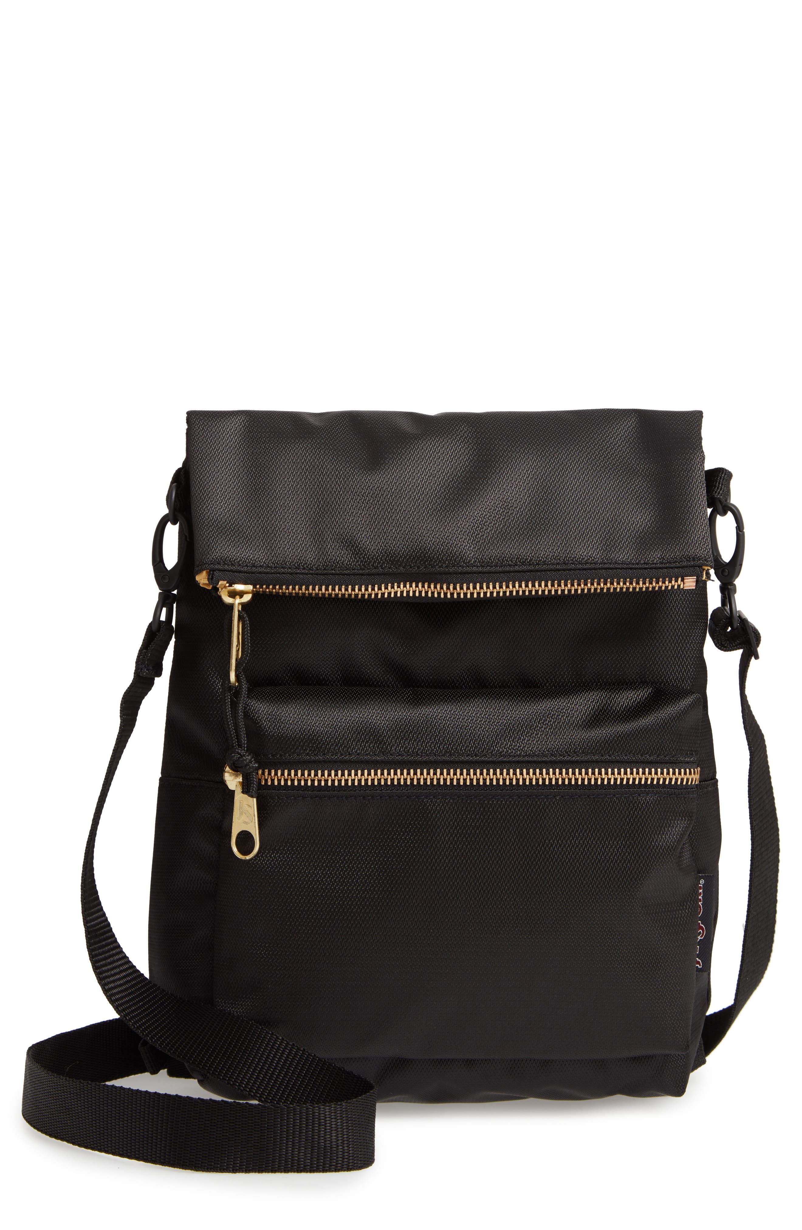 Jansport Indio Nylon Crossbody Bag, Main, color, 