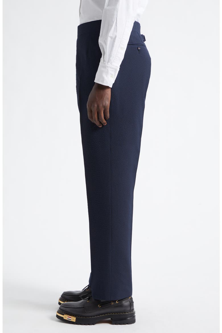 Fit 1 Wool Backstrap Trousers, Alternate, color, NAVY