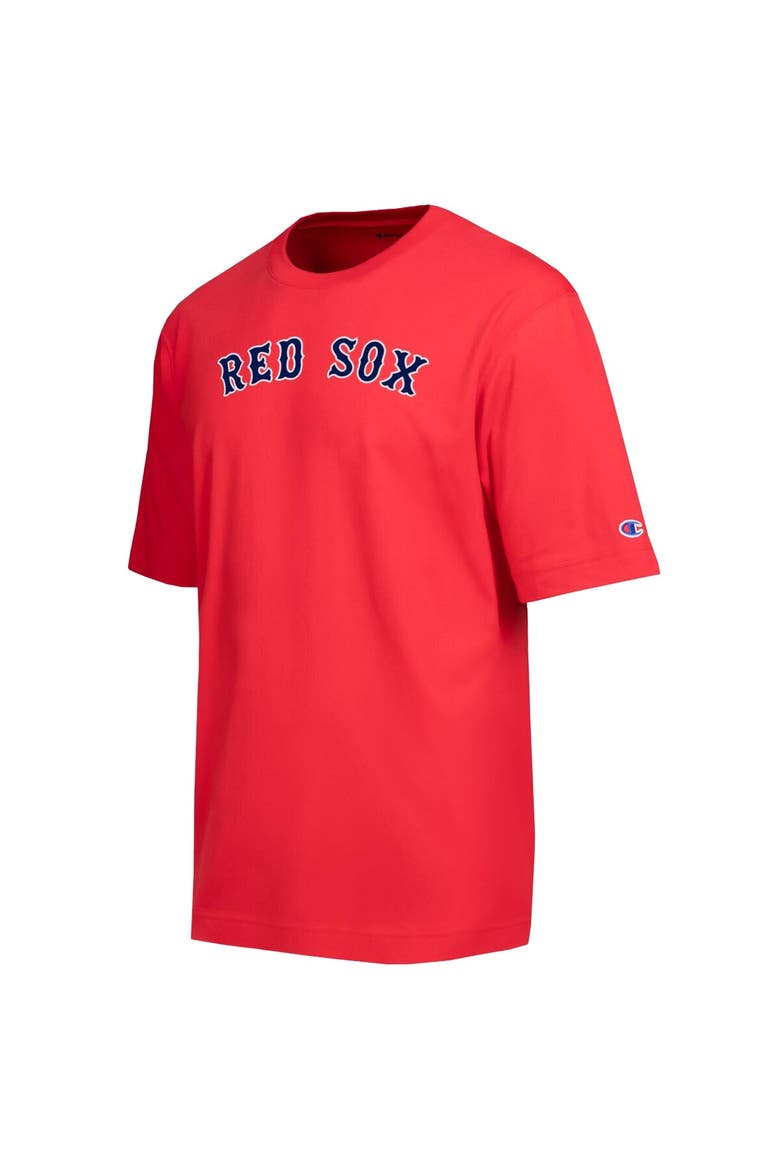 Men's Champion Red Boston Red Sox All Star Chenille Wordmark T-Shirt, Alternate, color, Red