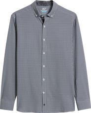 Johnston & Murphy XC+™ Performance Game Day Gingham Button-Up Shirt