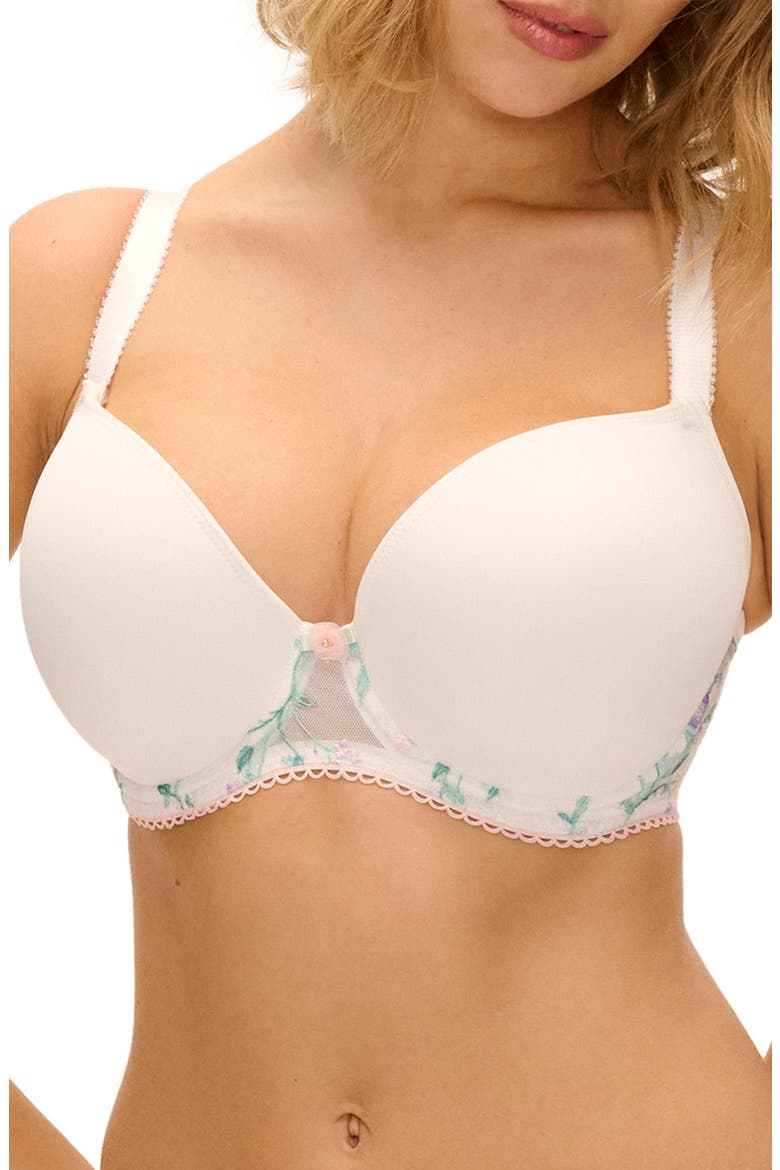 Love Crush Underwire Molded Plunge Bra, Main, color, WHITE HAZE