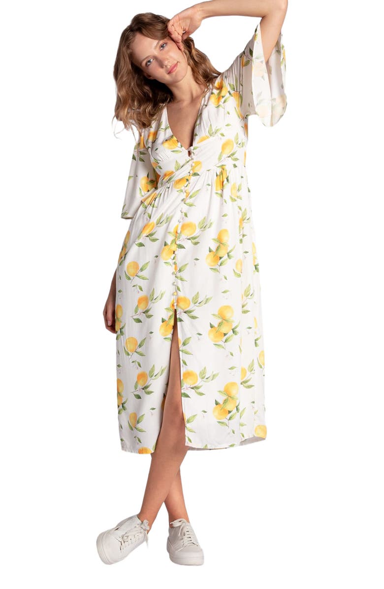Belle & Bloom Love Button Up Dress, Alternate, color, Orchard