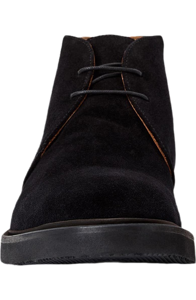 Aquatalia Golliard Water Resistant Chukka Boot, Alternate, color, Black Suede