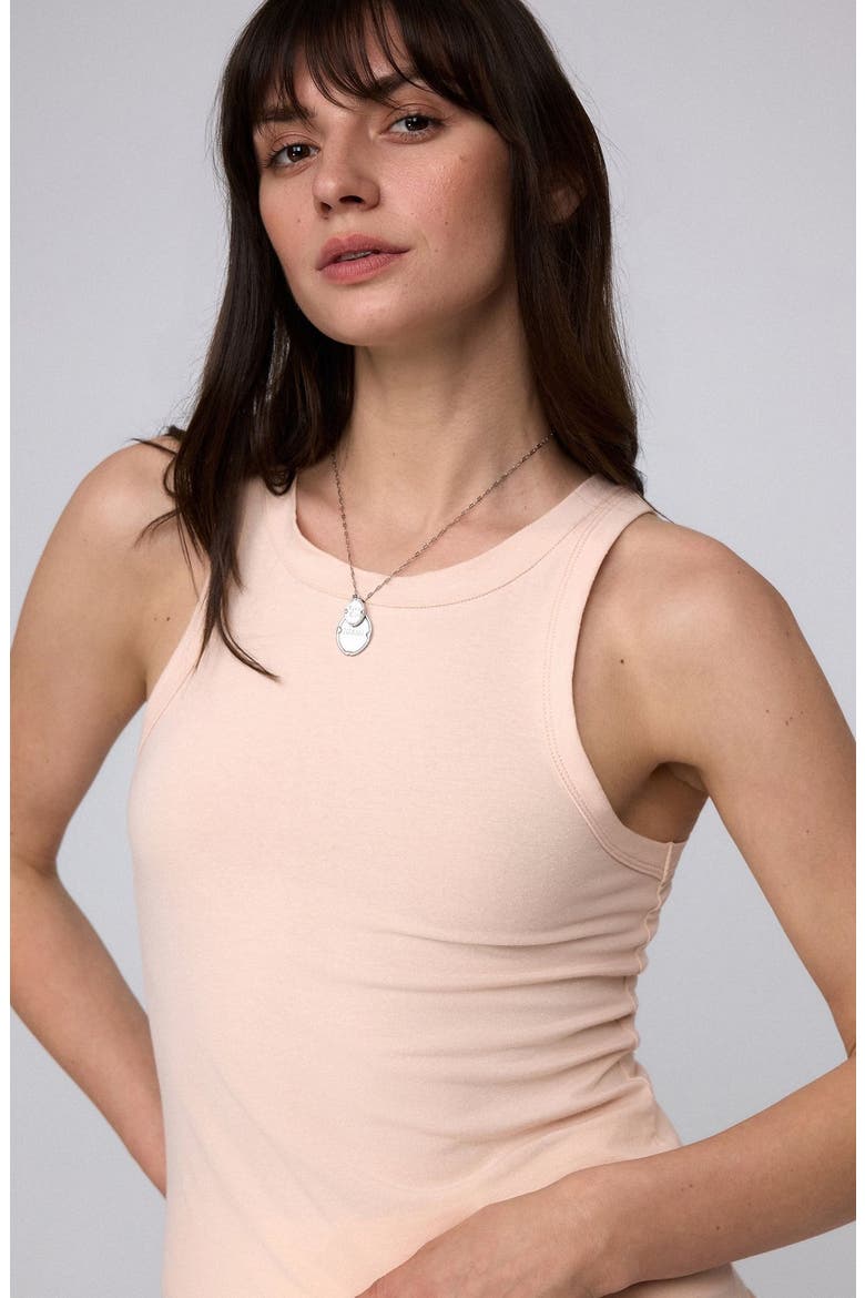 Hemp Essentials Tank, Alternate, color, Light Peach