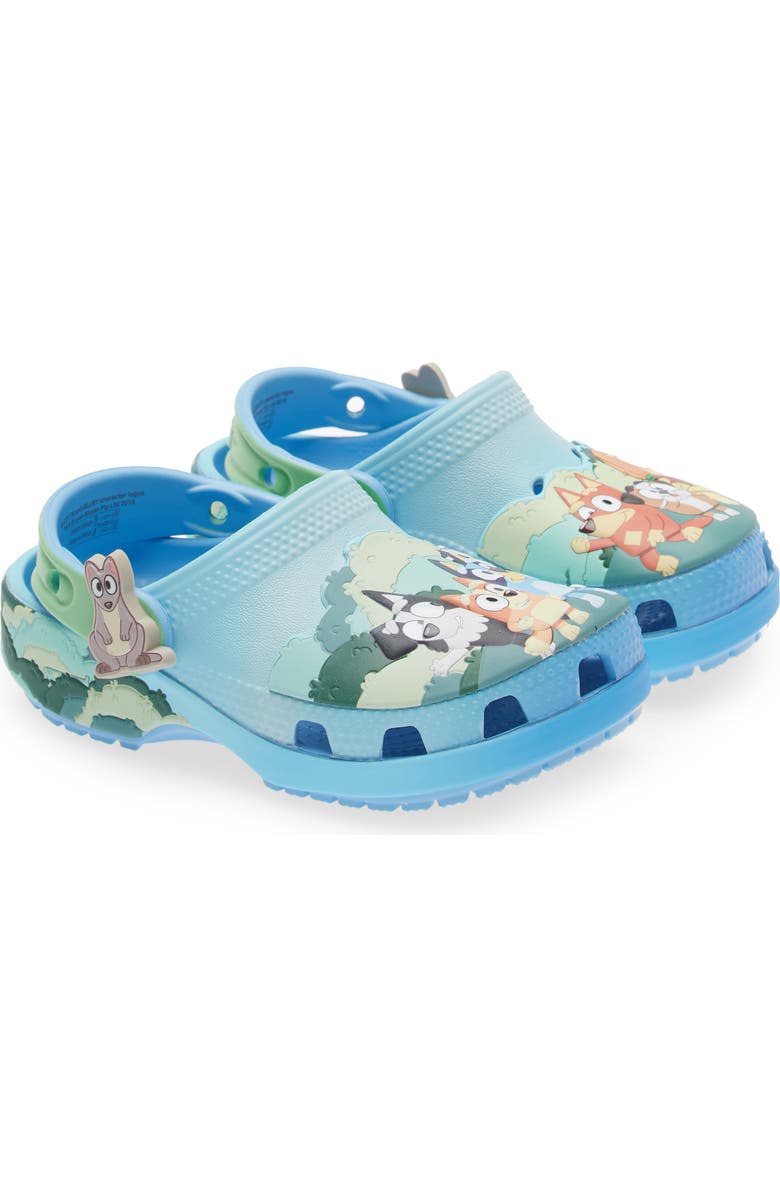 CROCS Kids' Bluey Classic Clog, Main, color, Blue Multi