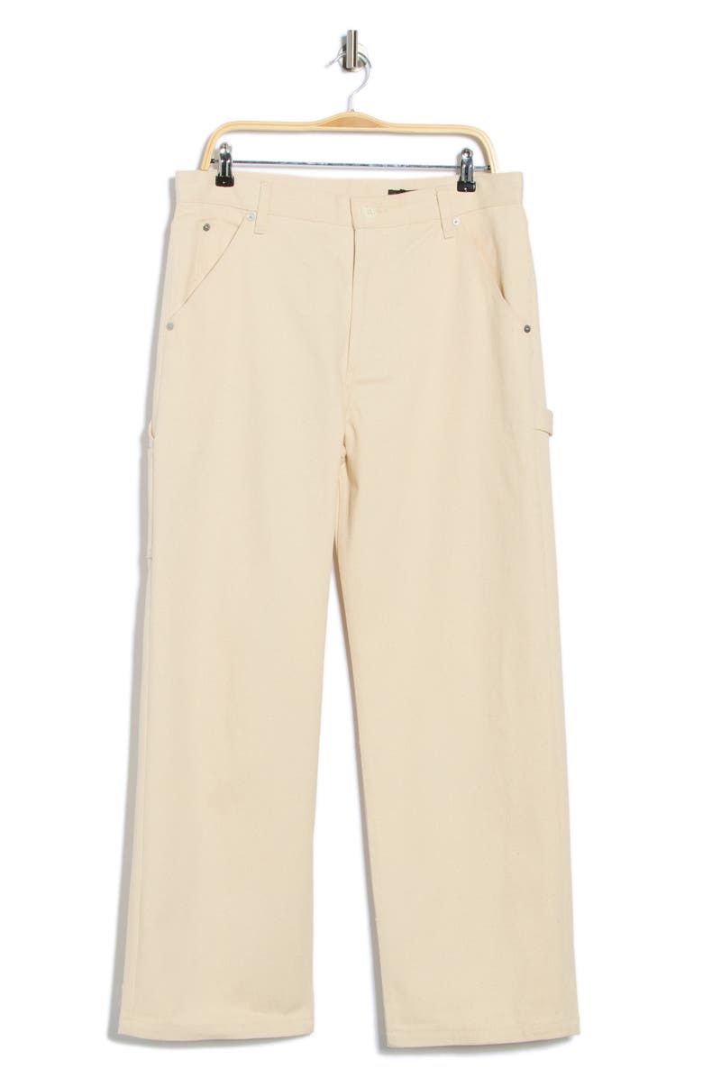 rag & bone Stella Carpenter Pants, Alternate, color, Ecru