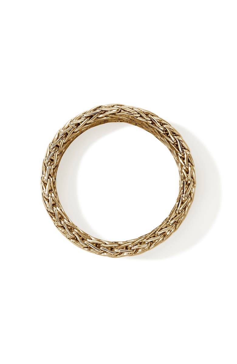 John Hardy Rata 14K Gold 6mm Chain Band, 6mm, Alternate, color, Gold