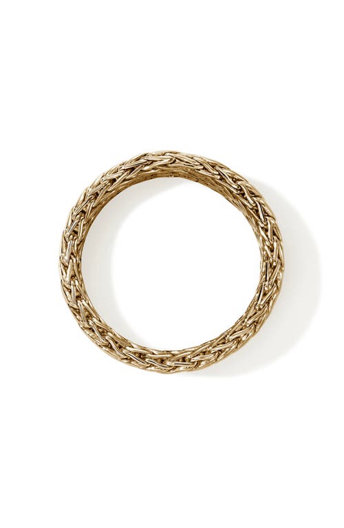 John Hardy Rata 14k Gold 6mm Chain Band In Gold