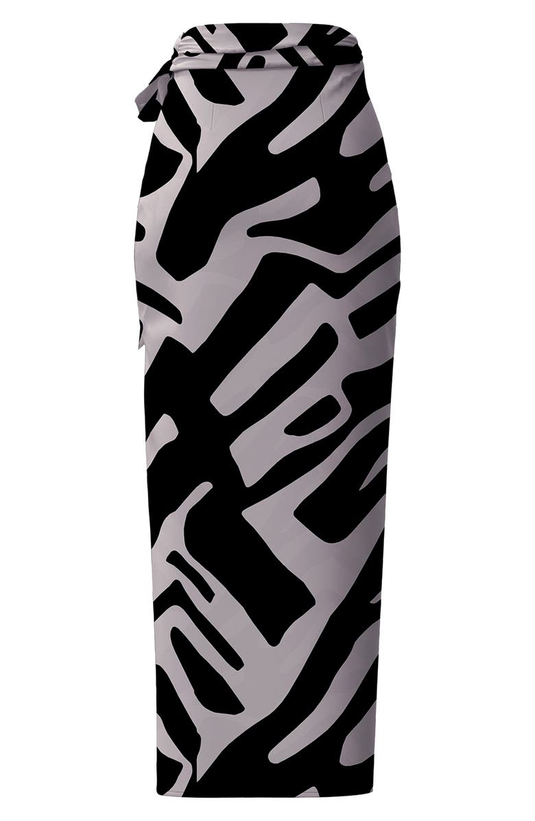 DIARRABLU Seur Abstract Print Wrap Skirt, Alternate, color, 