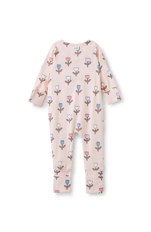 Cotton On Kids The Billie Long Sleeve Zip Romper In Pink Pearl Tahlia Tulip