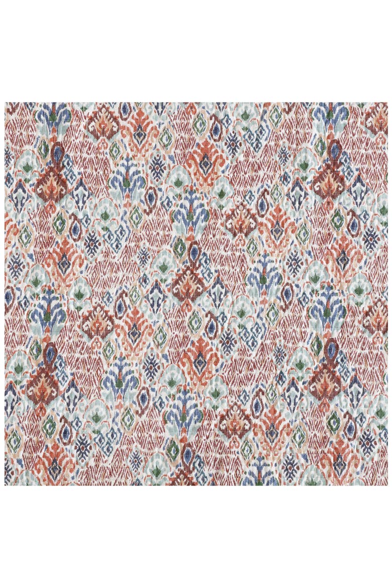 Ikat Tropics Cotton Quilt Set, Alternate, color, DARK BEIGE