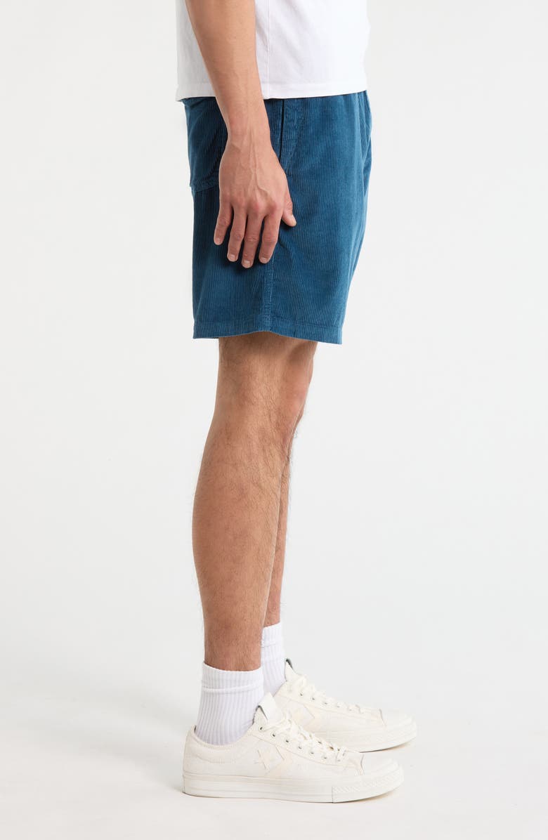 Seager Co Yuma Cotton Corduroy Drawstring Shorts, Alternate, color, Stella Blue