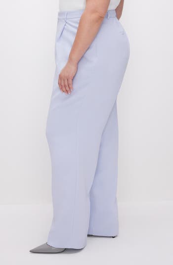 Luxe Suiting Column Wide Leg Trousers
