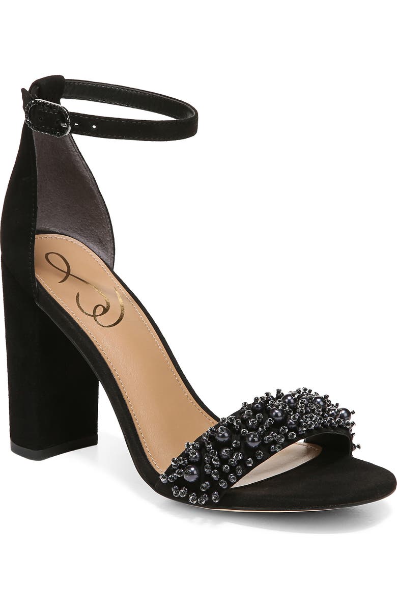 Sam Edelman Yaro Perla Beaded Block Heel Sandal, Main, color,