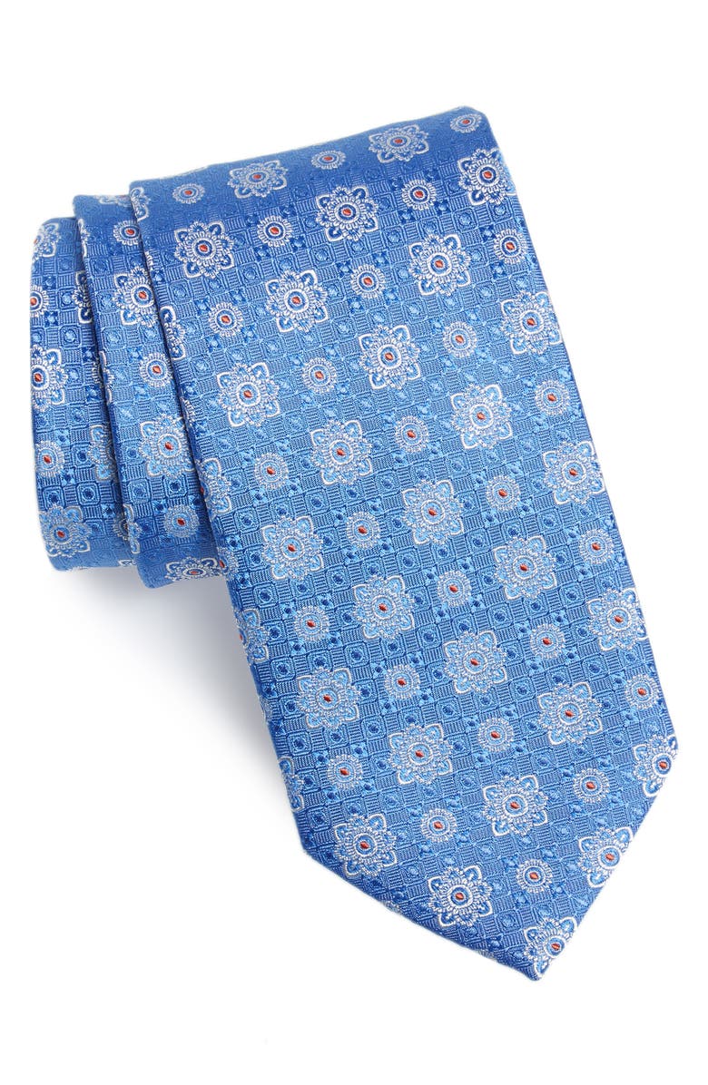 Eton Medallion Silk Tie, Main, color, 