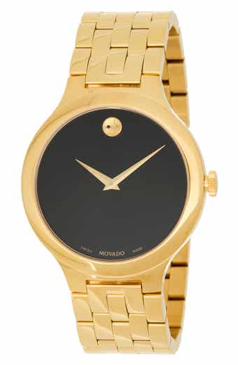 Movado Veturi Museum Dot Bracelet Watch, 44mm