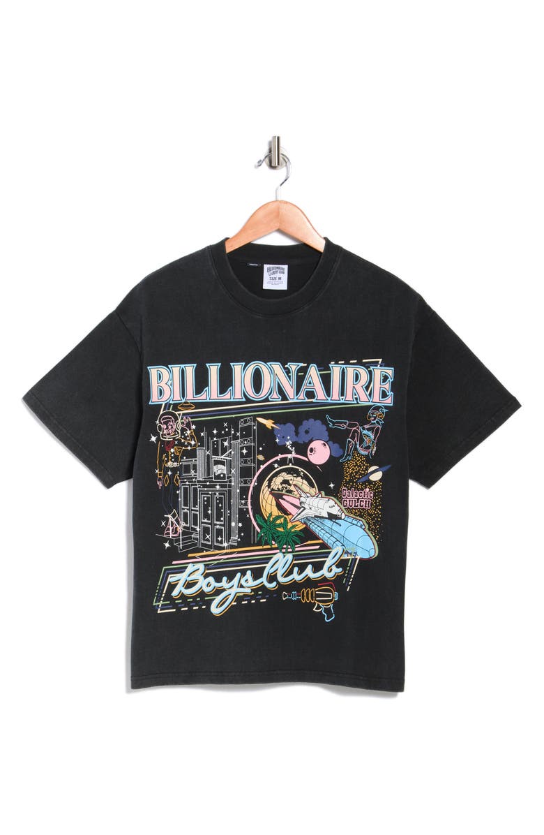 Billionaire Boys Club To the Moon Graphic T-Shirt, Main, color, Black