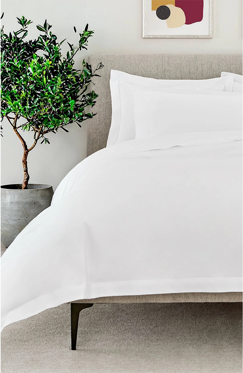 Ela Lane USA Heirloom Organic Percale Sheet Set, Alternate, color, White