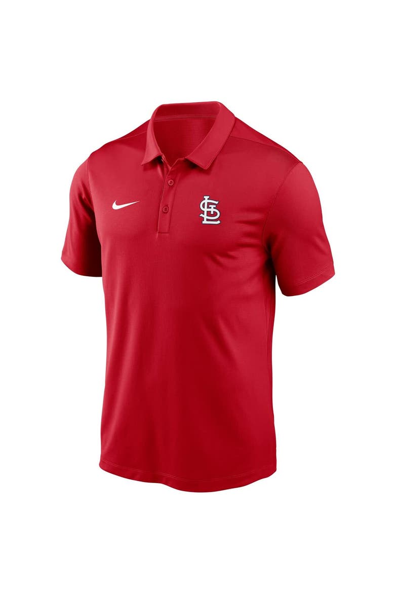 Men's Nike Red St. Louis Cardinals Team Logo Franchise Performance Polo, Alternate, color, Red