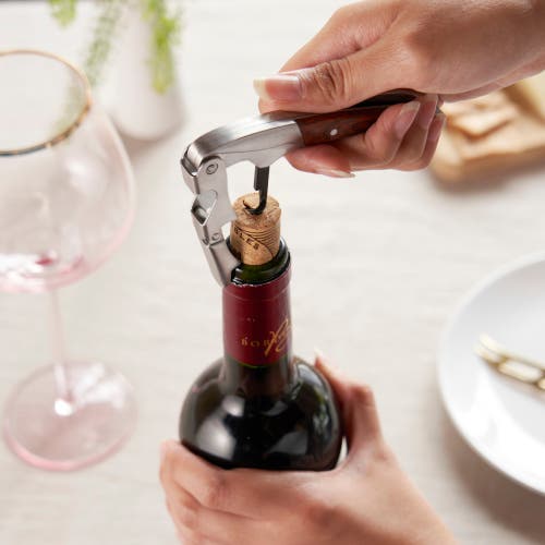 Twine Chateau Wooden Double Hinged Corkscrew In Wood
