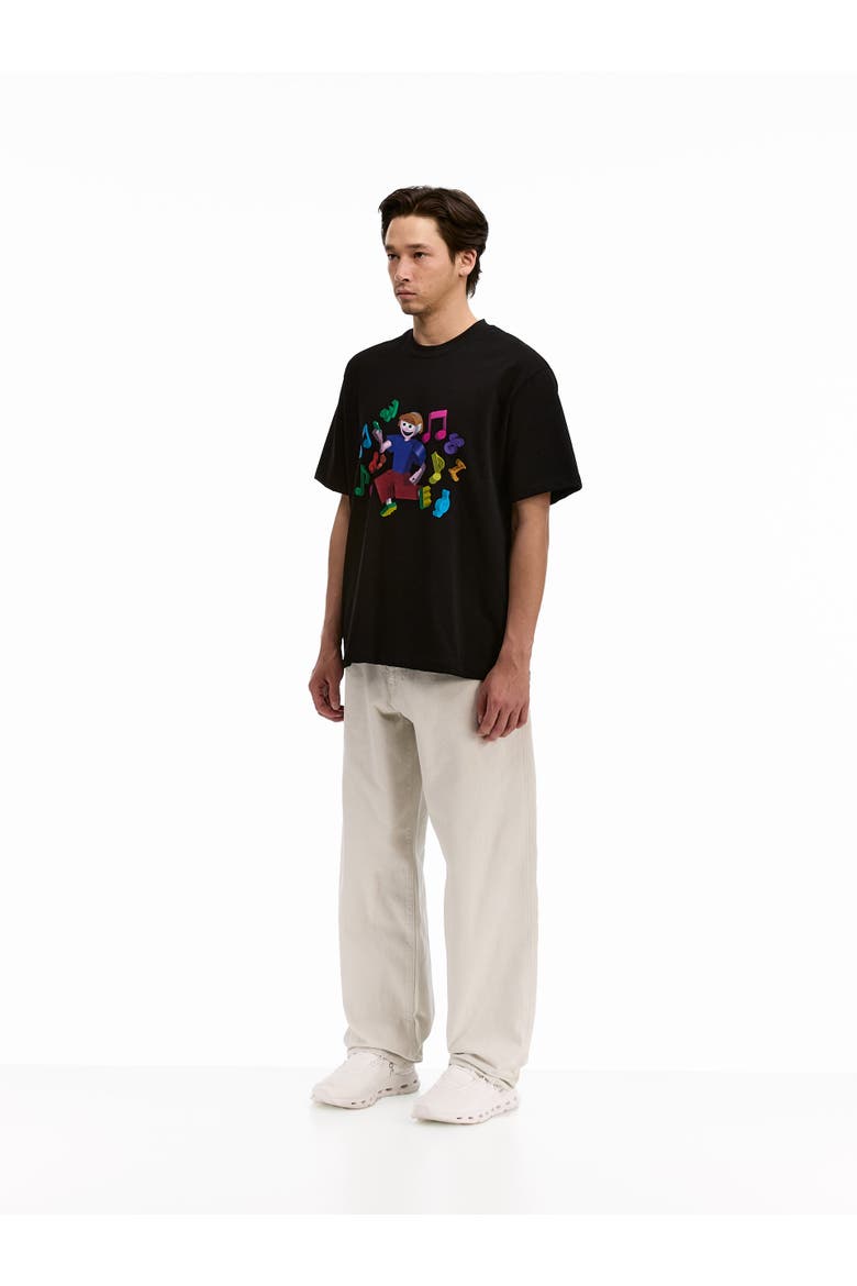 3D Tee, Alternate, color, Black