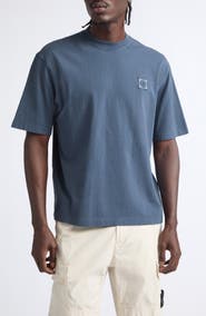 Stone Island Logo Patch Cotton T-Shirt