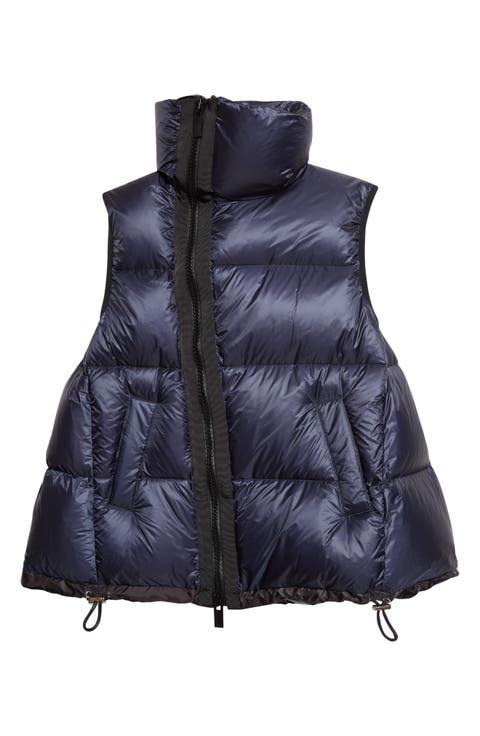 Asymmetric Down Puffer Vest