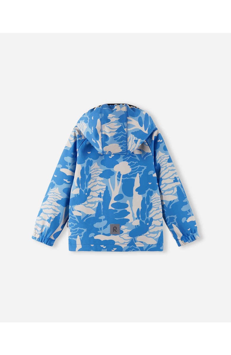 Reima Vantti Print Softshell jacket, Alternate, color, Cool Blue