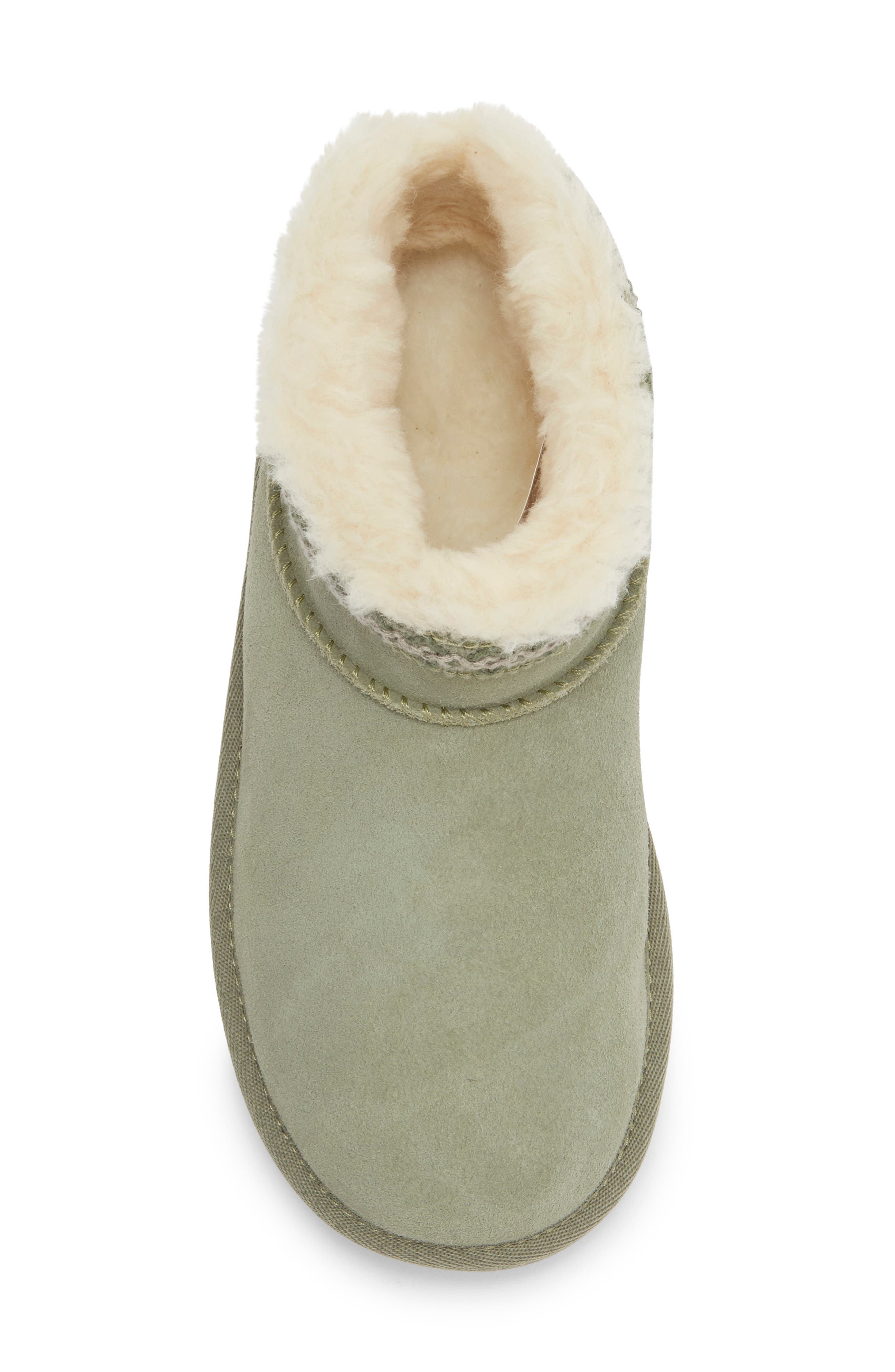 Kids' Classic Ultra Mini Tasly Genuine Shearling Boot, Alternate, color, SHADED CLOVER