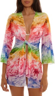 Becca Fiji Tie Front Cover-Up Dress