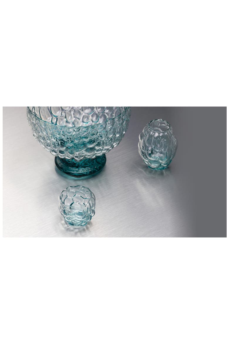 Moss Circular Glass Vase, Alternate, color, BLUE