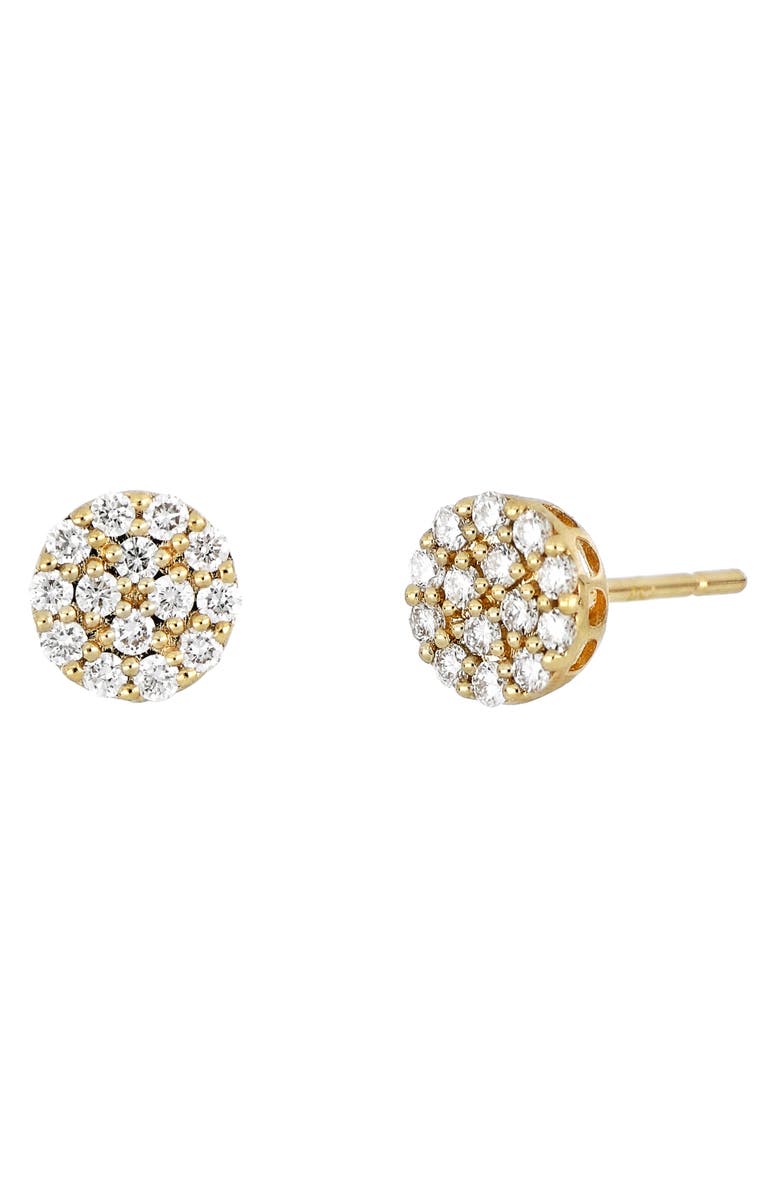 Bony Levy Mika Large Circle Diamond Cluster Stud Earrings, Main, color,