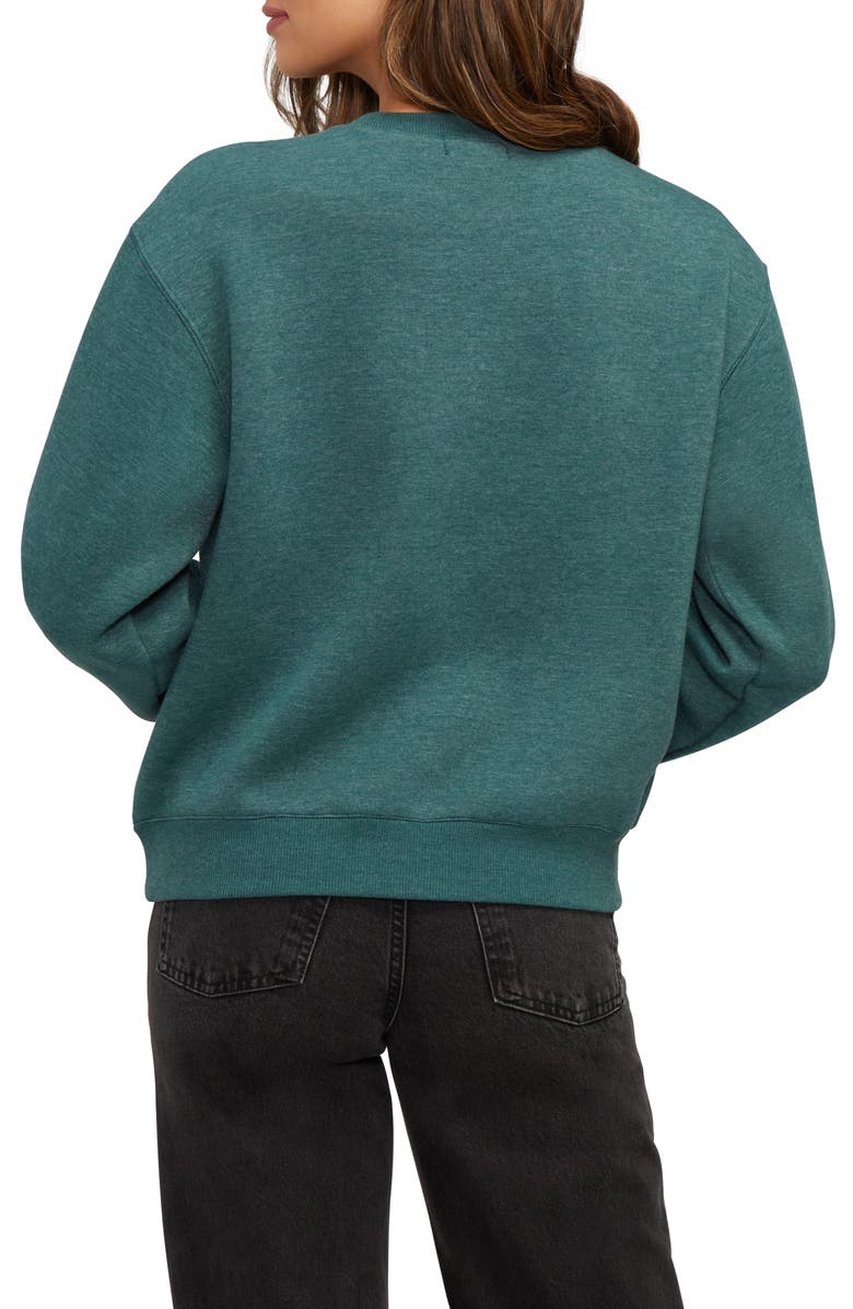 Wildfox Le Savage Cody Graphic Sweatshirt, Alternate, color, Heather Junebug