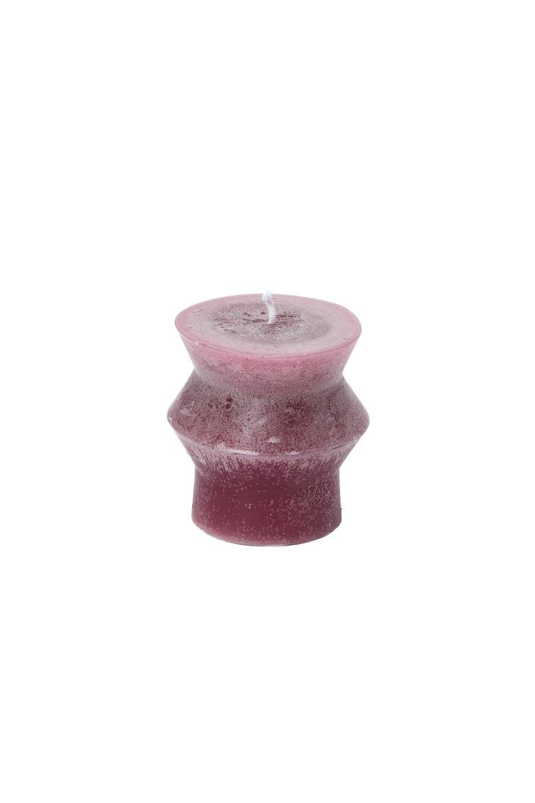 Unscented Pillar Candle, Main, color, Purple