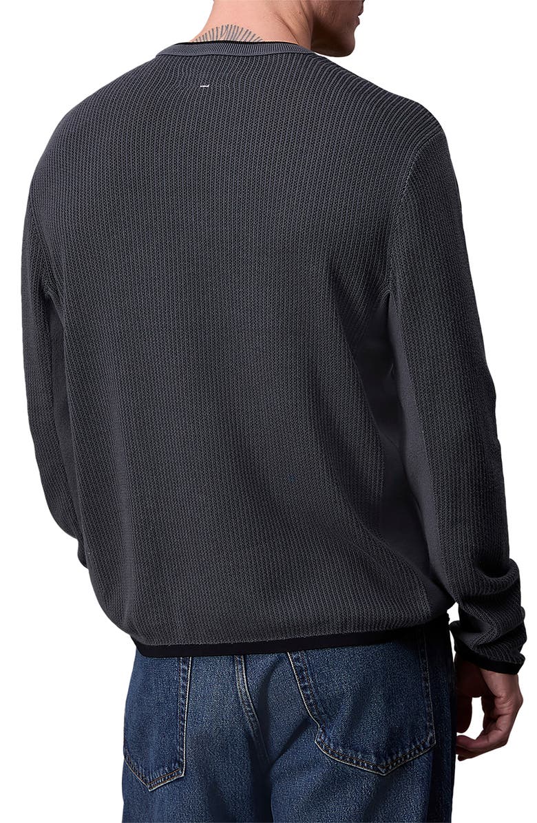 rag & bone Harvey Crewneck Cotton Sweater, Alternate, color,