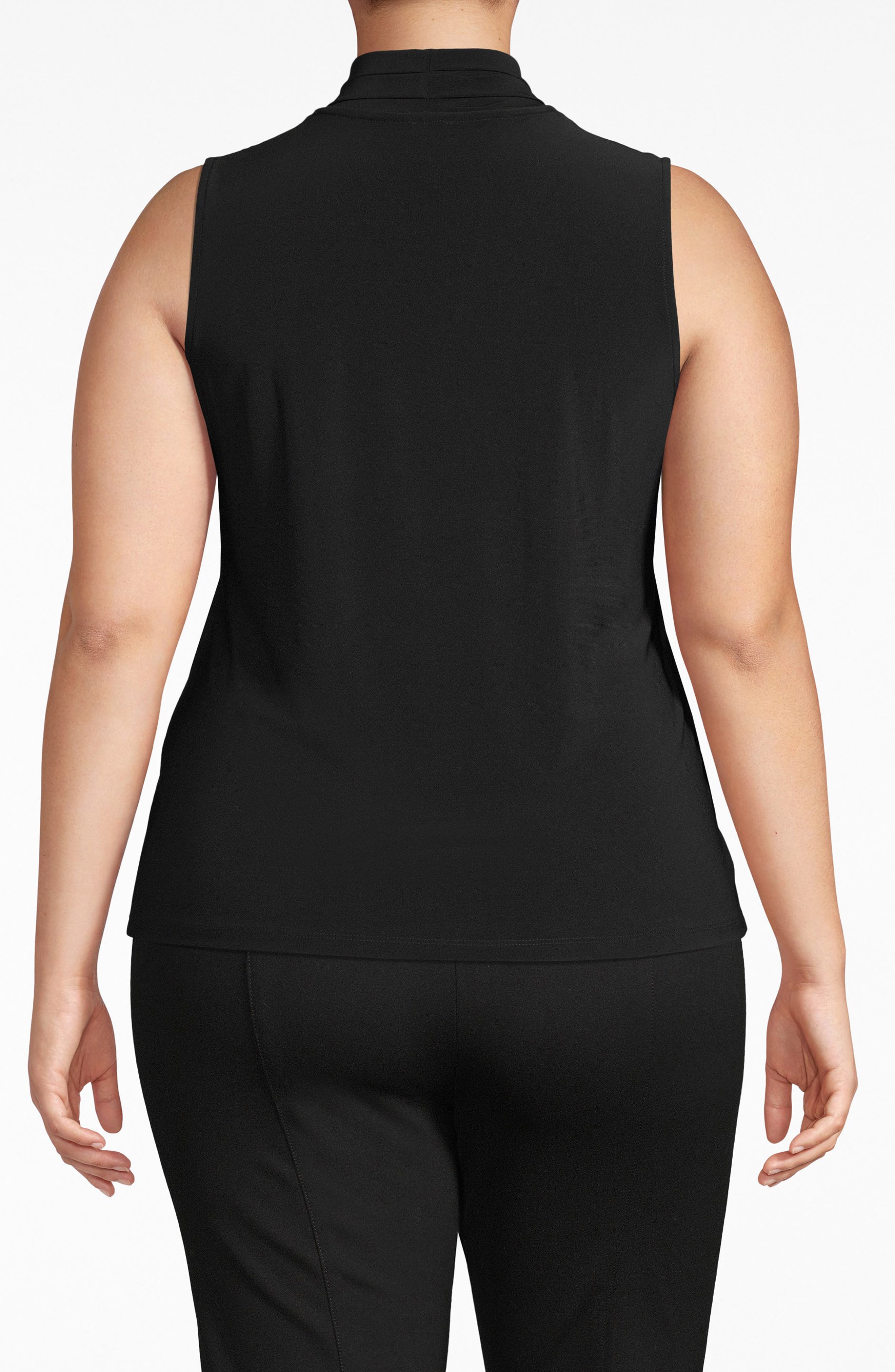 Triple Pleat Sleeveless Top - image 2
