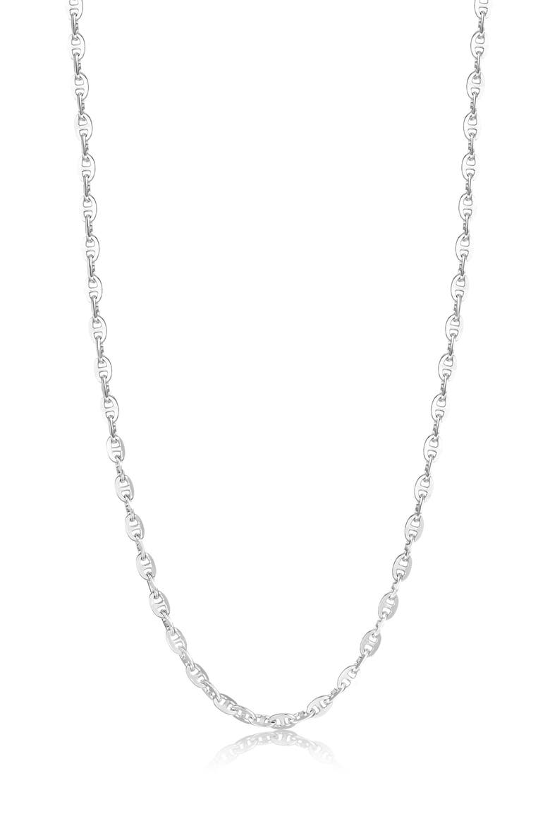 Lucy Small Chain Necklace, Main, color, SILVER