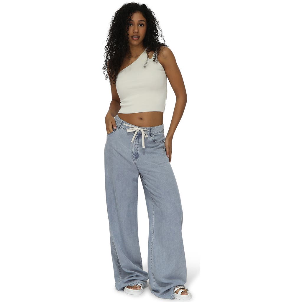 Belle & Bloom Set On You Wide Leg Pant In Blue