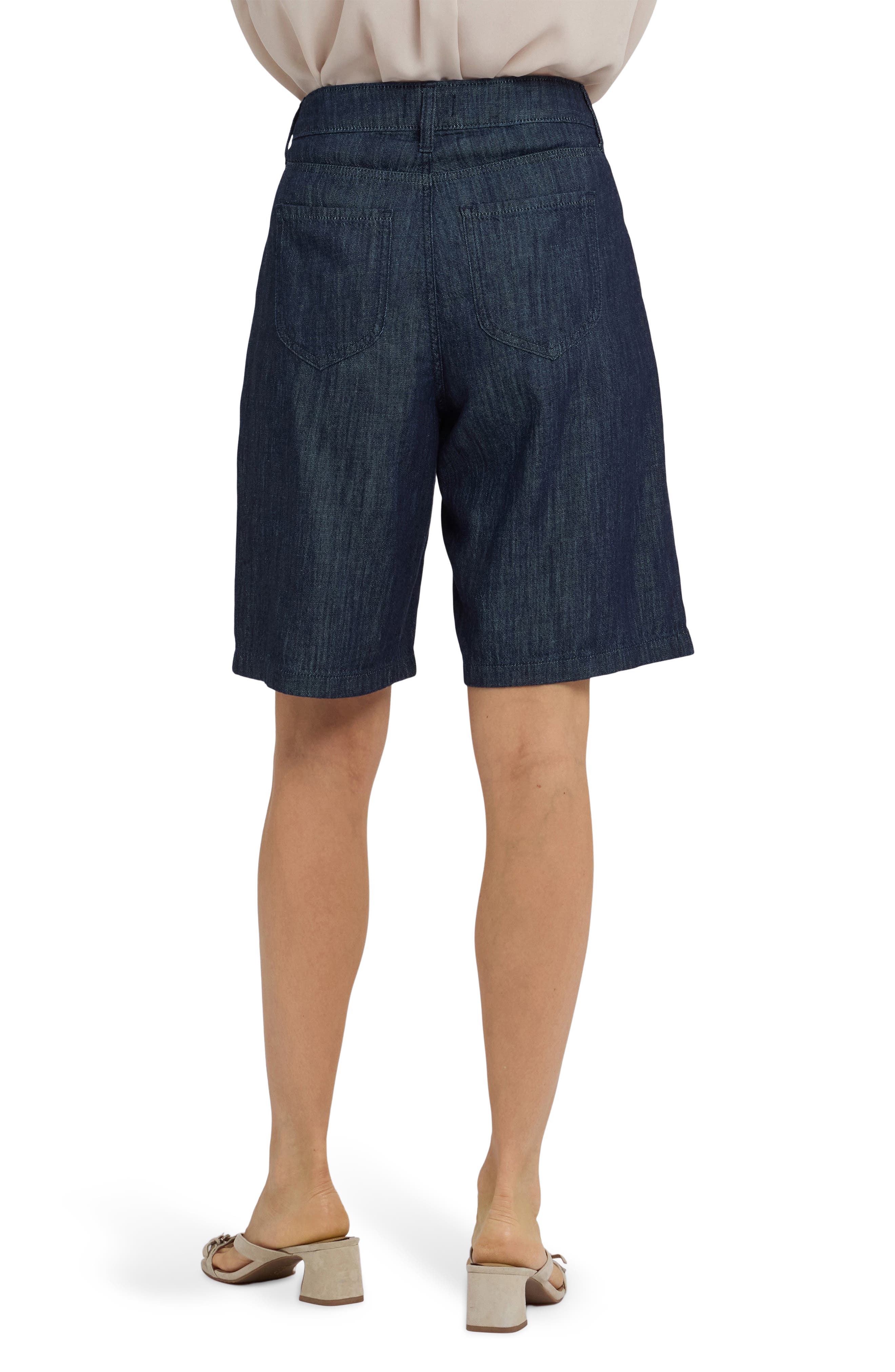 Gwen Relaxed Denim Bermuda Shorts - image 2