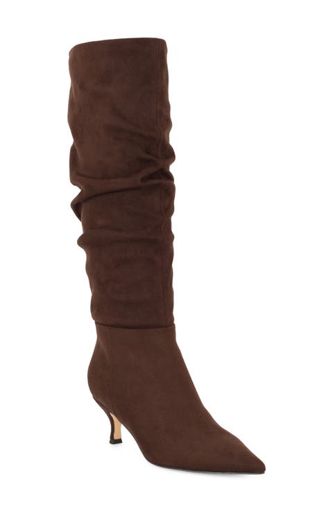 Sawyor Faux Leather Knee High Boot