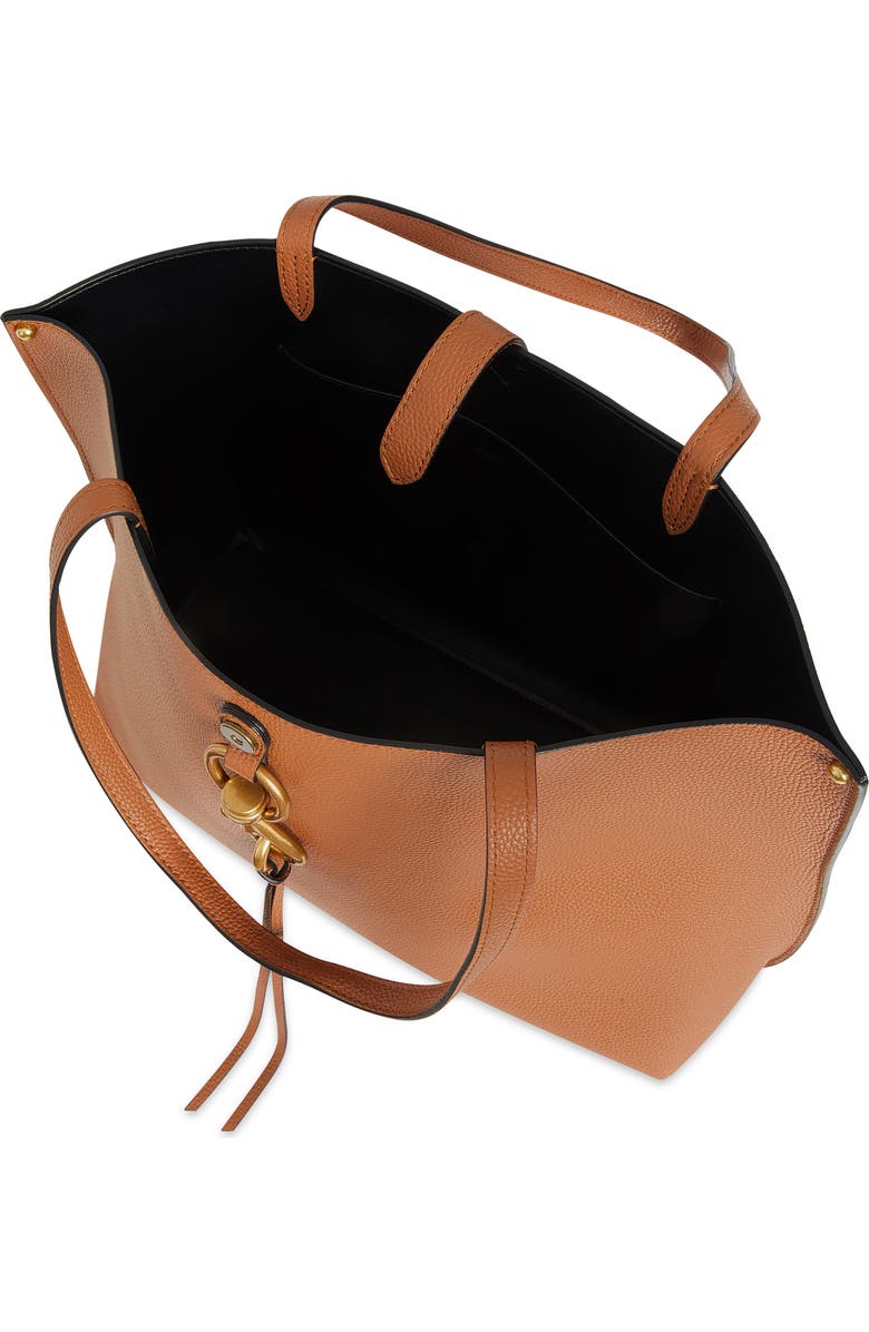 Rebecca Minkoff Megan Leather Tote, Alternate, color, Caramello