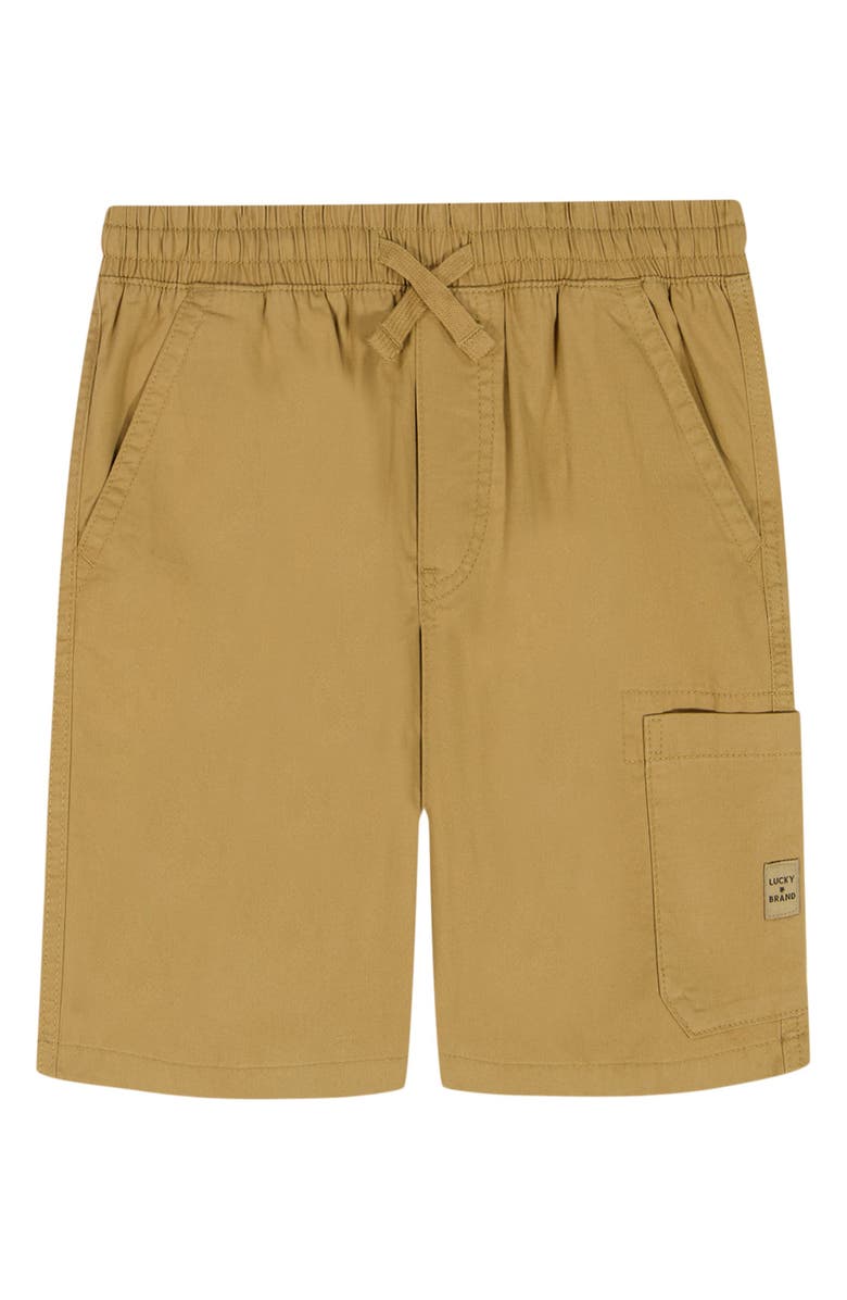 Lucky Brand Kids' Pull-On Cargo Shorts, Main, color, Kelp