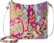 Brahmin Katie Croc Embossed Leather Crossbody Bag